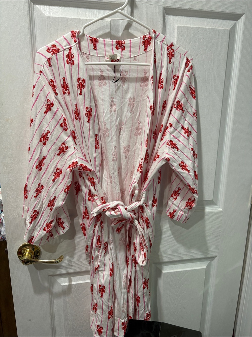 Vera Bradley lobster robe NWOT